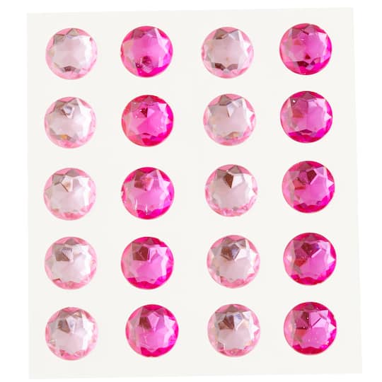 Pink & Fuchsia Rhinestone Stickers by Recollections™